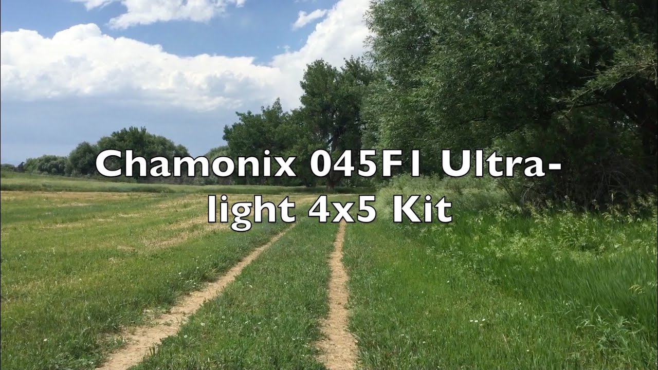 Photo:  Out with a Chamonix 045F1 Ultra-light 4x5 Kit