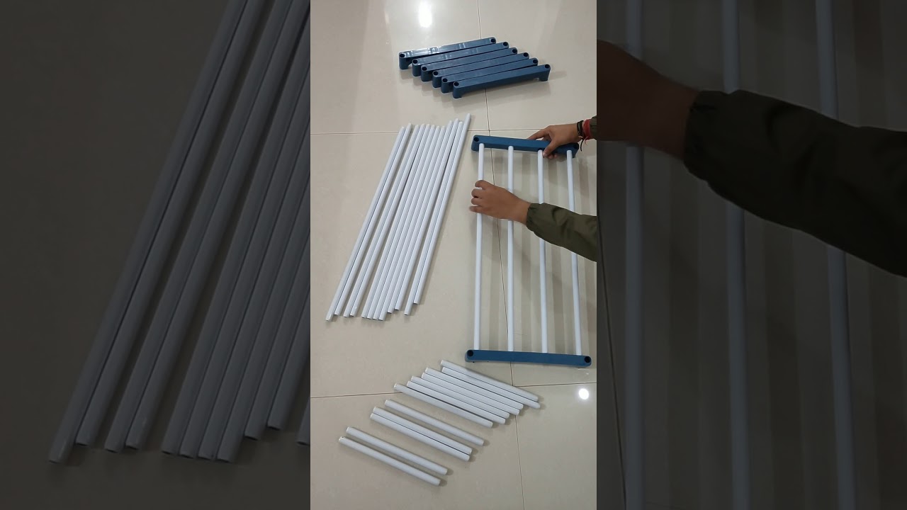 4 Rack Portable Metal Shoe Stand Unboxing & Easy Assembly