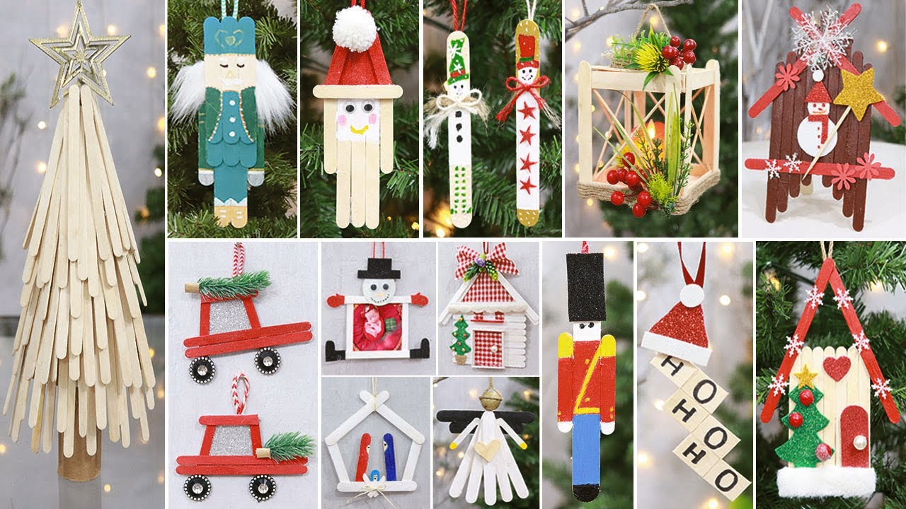 40 DIY Christmas Decoration Ideas from Ice Cream 2023 | Quick and Easy