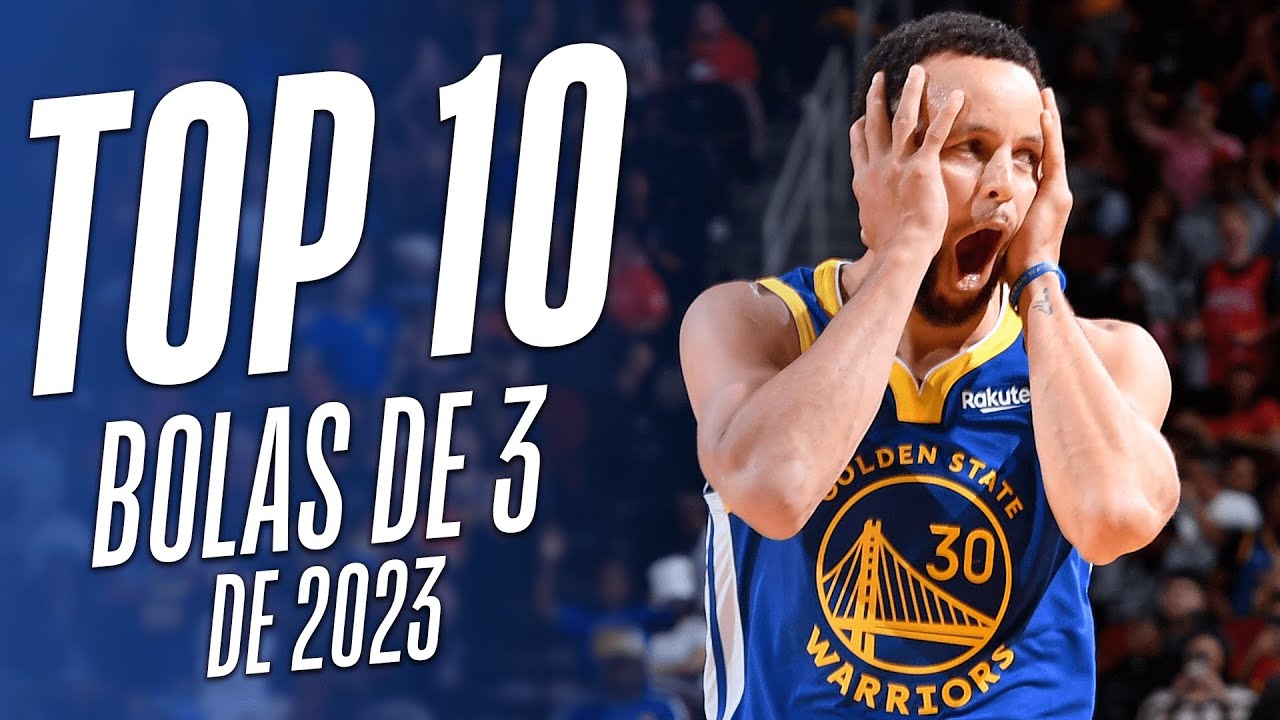 As 10 MELHORES bolas de 3 de 2023 na NBA!