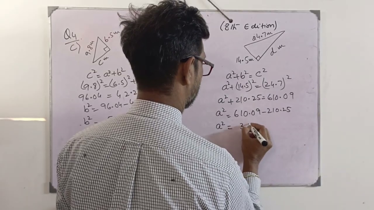 Ex 9A Q No 4 till 7 Book 2 (8th edition) Think new syllabus mathematics