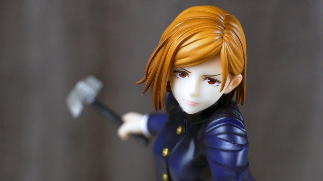 Kotobukiya's Nobara Kugisaki Figure from Jujutsu Kaisen (bonus face included)