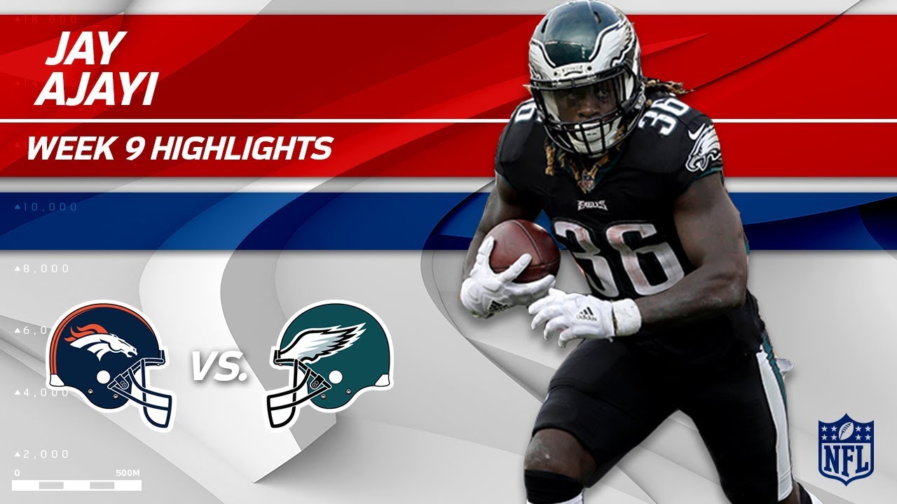 Jay Ajayi's Big Game w/ 77 Yards & 1 TD in Philly Debut! | Broncos vs. Eagles | Wk 9 Player HLs