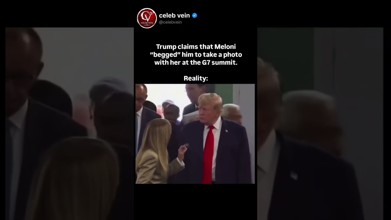 Trump claims that Meloni 