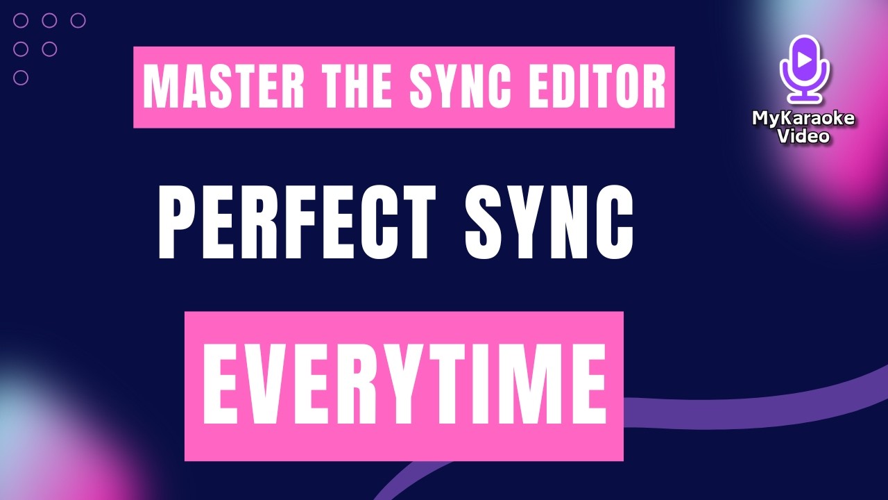 The Ultimate Lyrics Sync Tutorial: Perfect Timing for Your Karaoke Videos