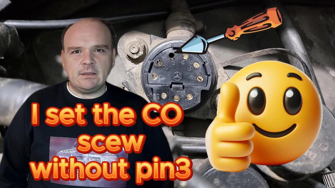 ㉦Mercedes Ke-Jetronic㉦ - Setting the CO screw differently!