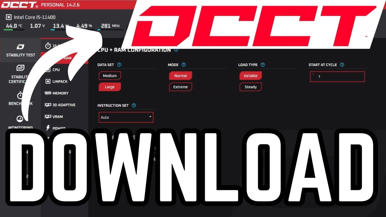 Как загрузить и установить приложение OCCT Testing Tool в Windows