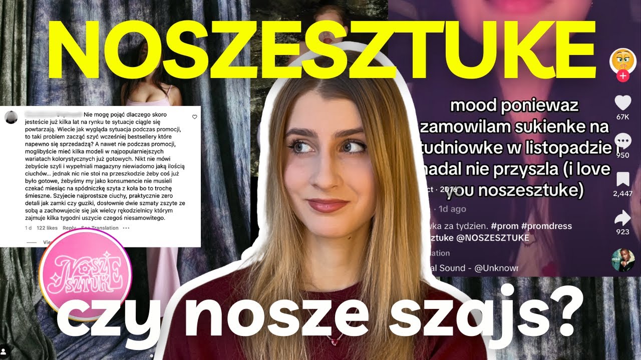 NOSZESZTUKE ZALICZYŁO WPADKĘ!? Drama studniówkowa, ekologia i SLOW FASHION