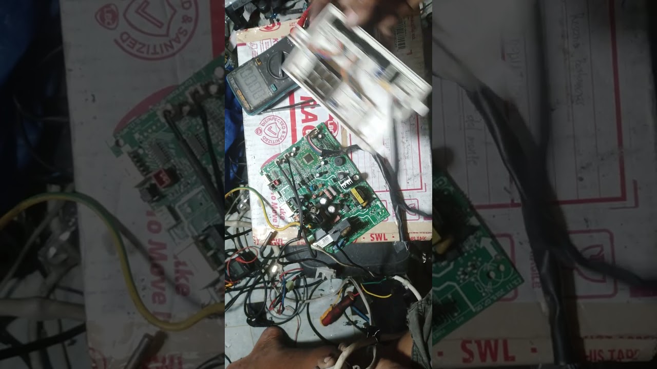 how to repair indoor board no power kolin inverter