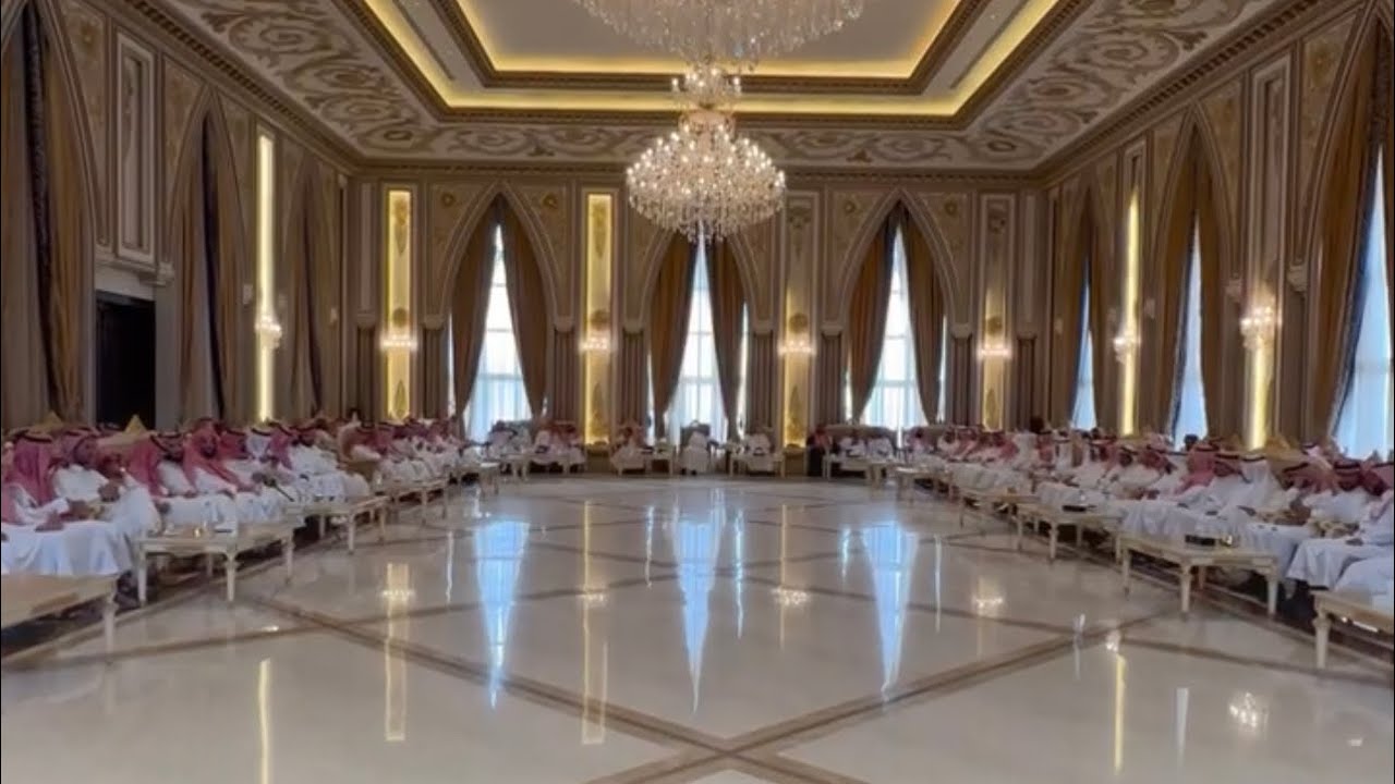 ابناء الشيخ محمد السعد العجلان يقيمون مادبة غداء على شرف شيوخ واعيان القبائل و رجال الاعمال