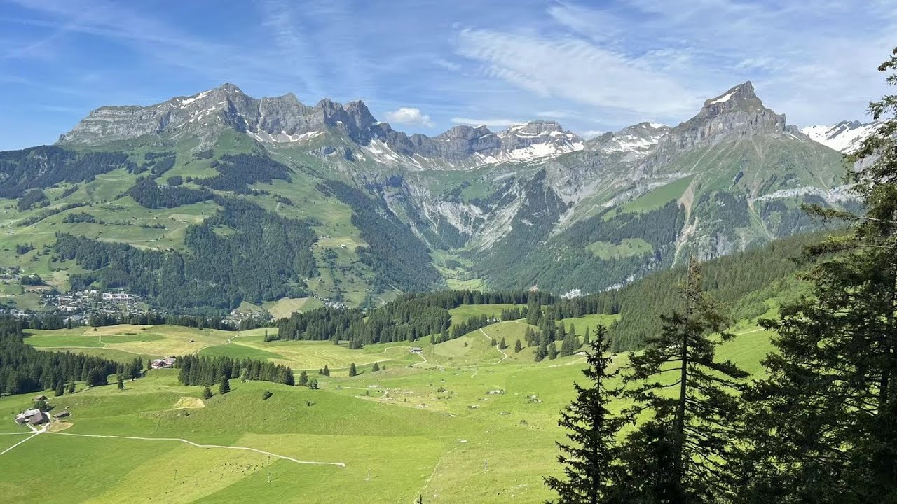Day 4 of Europe tour 🇨🇭🏔️🏡 ⛰️A beautiful view in Switzerland 19/06/2024