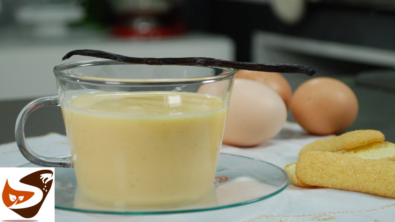 Crema inglese: salsa alla vaniglia per dolci al cucchiaio (vanilla english cream)