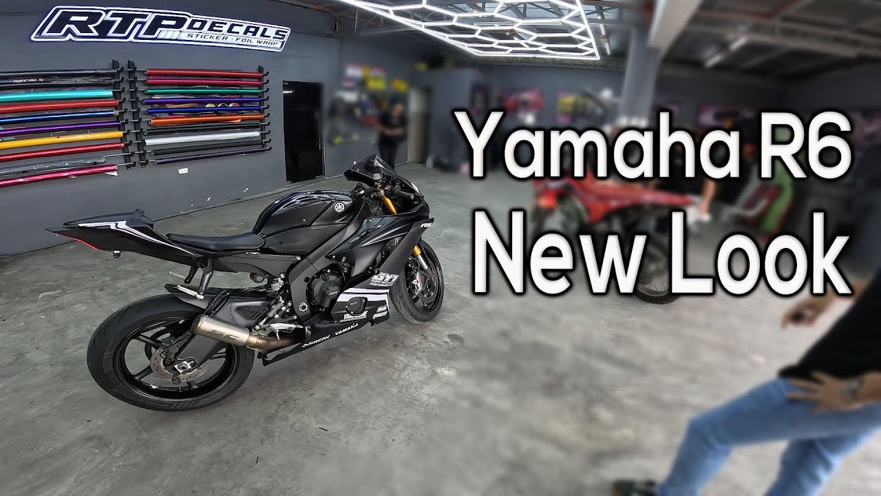 New Custom Decals For My Yamaha R6 | R6 Build series Ep.1