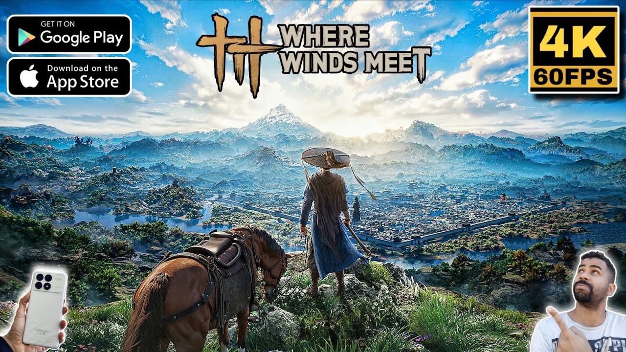 SAIU o jogo com os gráficos mais perfeito que eu já vi - WHERE WINDS MEET 