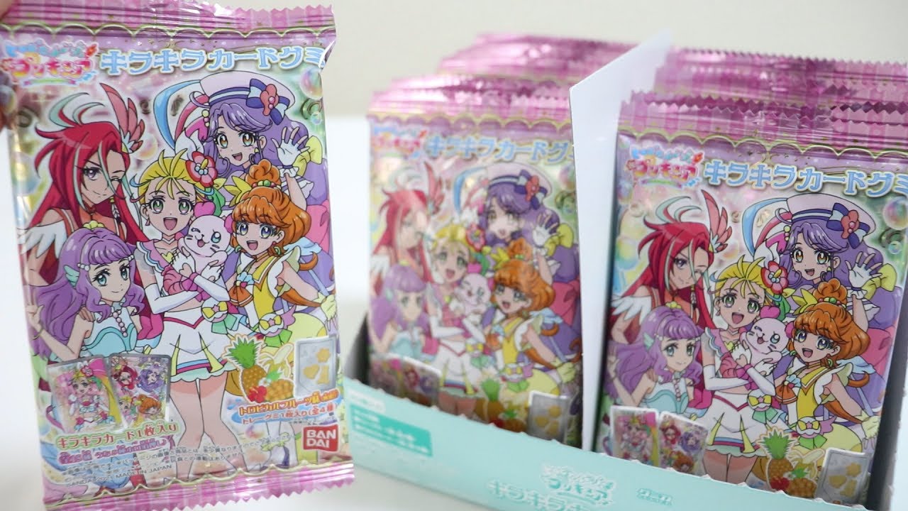 これがトロピカるって事か！！トロピカル〜ジュプリキュア キラキラカードグミを１BOX開封！