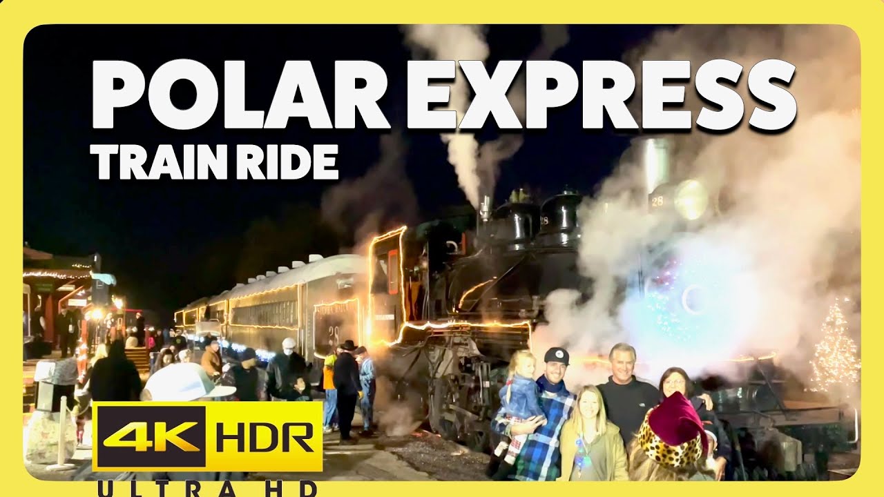 Polar Express Train Ride Hot Chocolate Song Рождественская железная дорога Santa Claus #polarexpress
