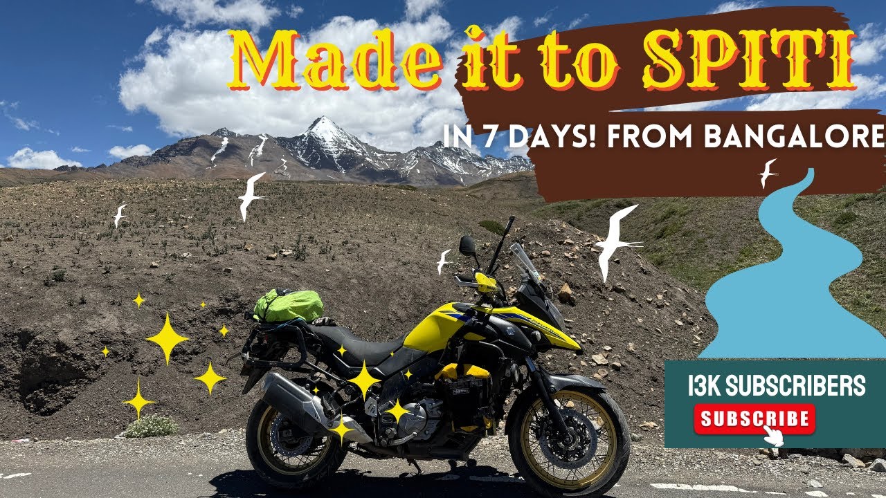 Spiti Valley Ride Gets Real: Bike Falls, Landslides & Asia’s Highest Bridge | Solo V-Strom 650
