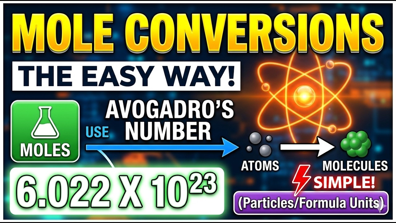 Understanding Mole Conversions  From Moles to Atoms and Molecules