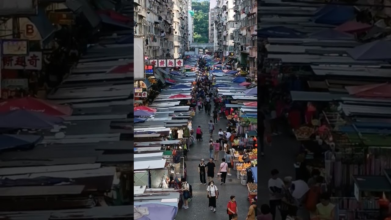 Fa Yuen Street Famous Shopping Street in Hong Kong