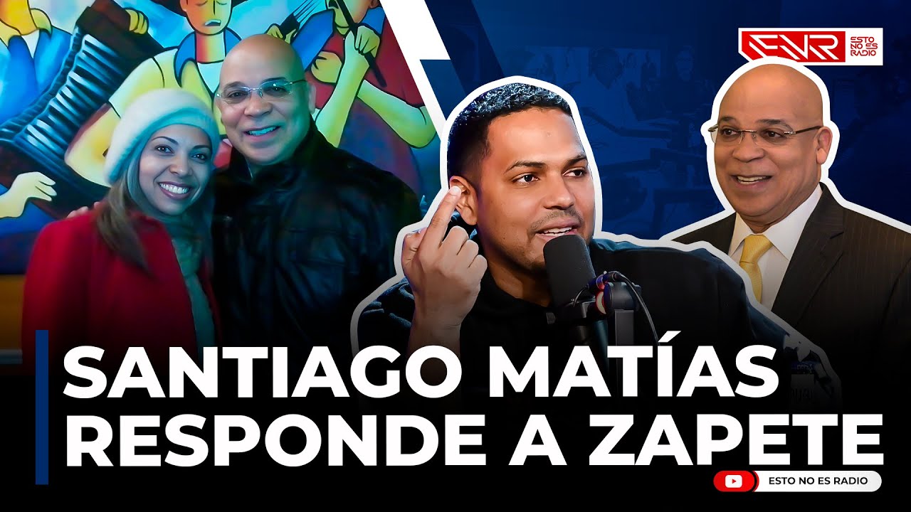 SANTIAGO MATÍAS RESPONDE A MARINO ZAPETE TRAS RETIRARSE PORQUE ES 