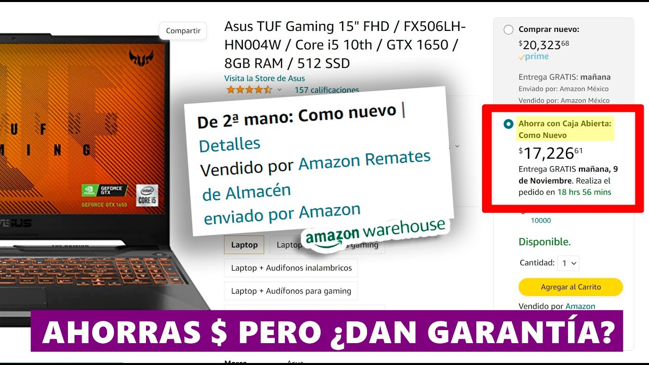 Amazon vende PRODUCTOS USADOS (Almac&eacute;n de Remates de Amazon) &iquest;Tienen garant&iacute;a? &iquest;VALEN LA PENA?