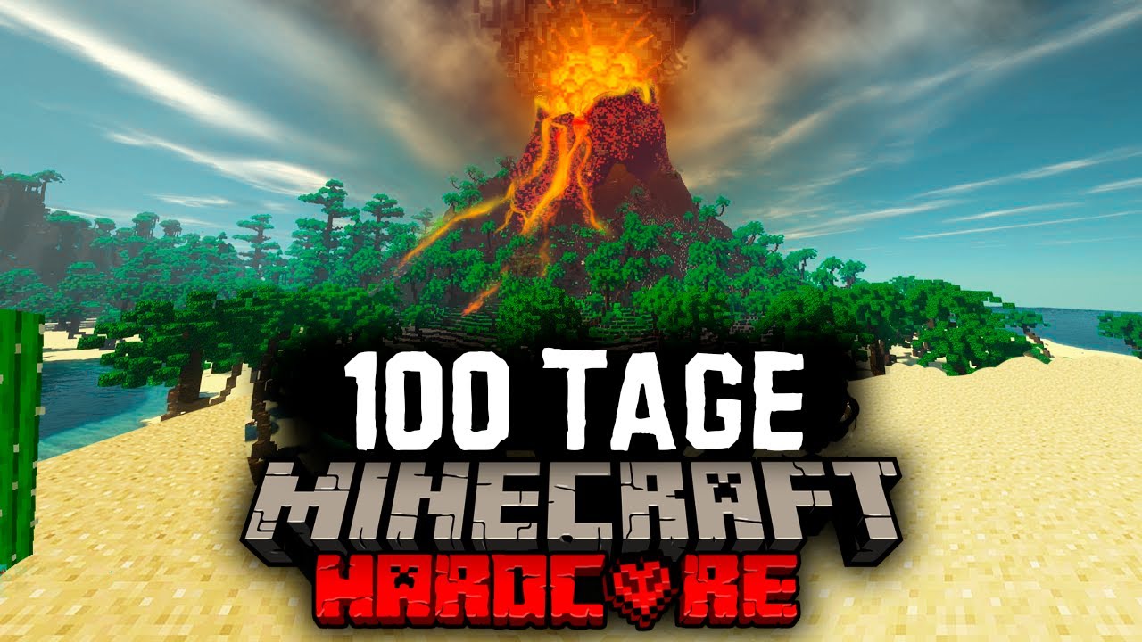Ich &uuml;berlebe 100 Tage auf einer einsamen Insel in Minecraft