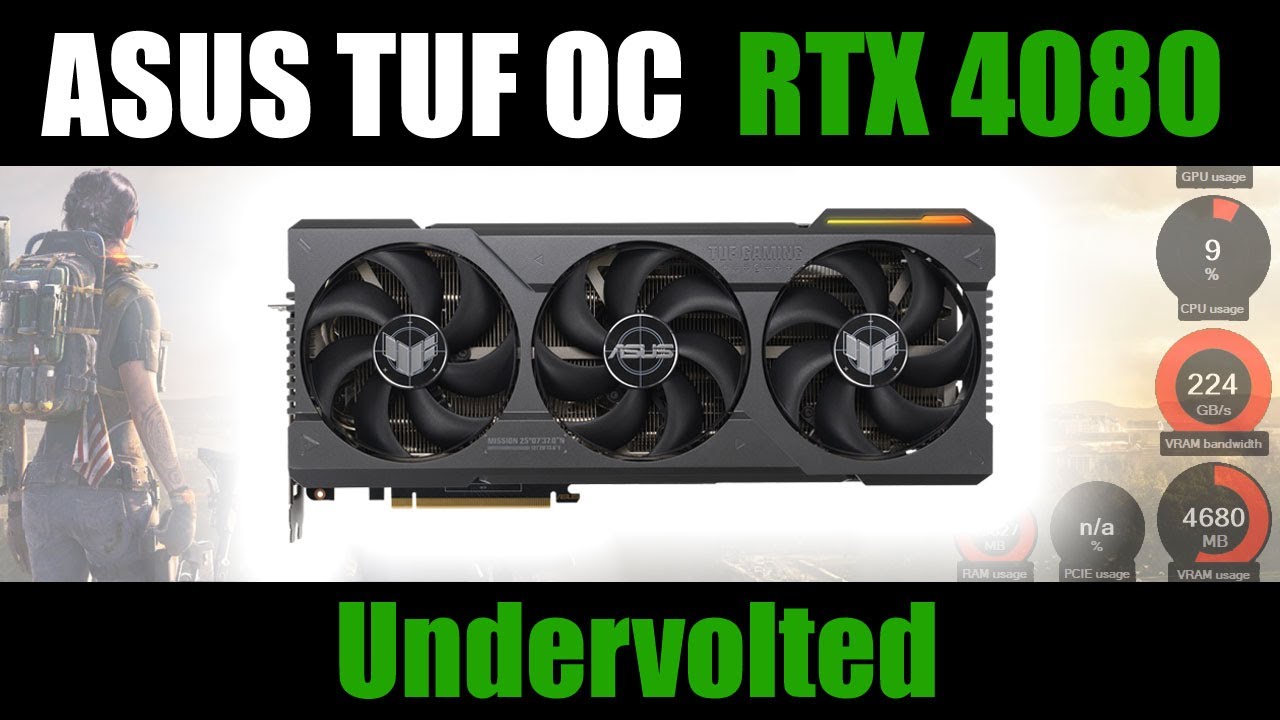 Asus TUF RTX 4080 O16G Gaming | Undervolted