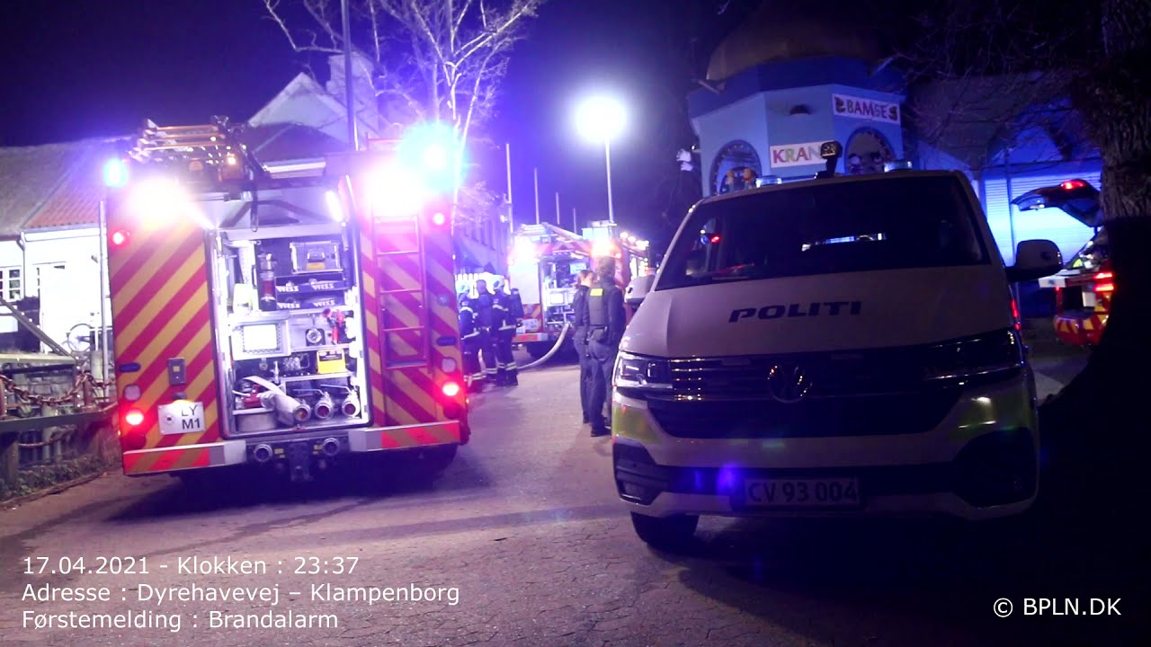 17.04.2021 / Brand på bakken ved Klampenborg