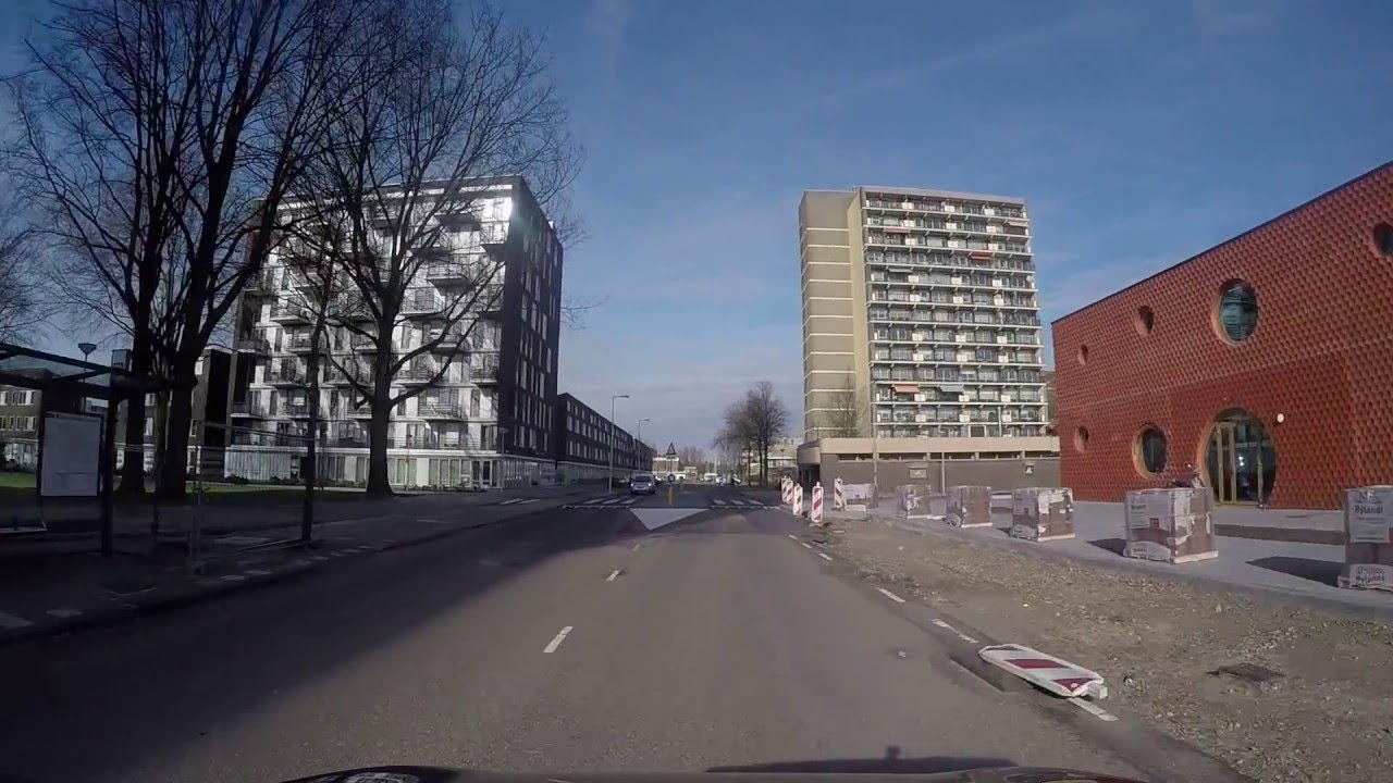 Amsterdam noord.     Banne Buiksloot, nieuwe gedeelte.50 fps.   28-2-2016.