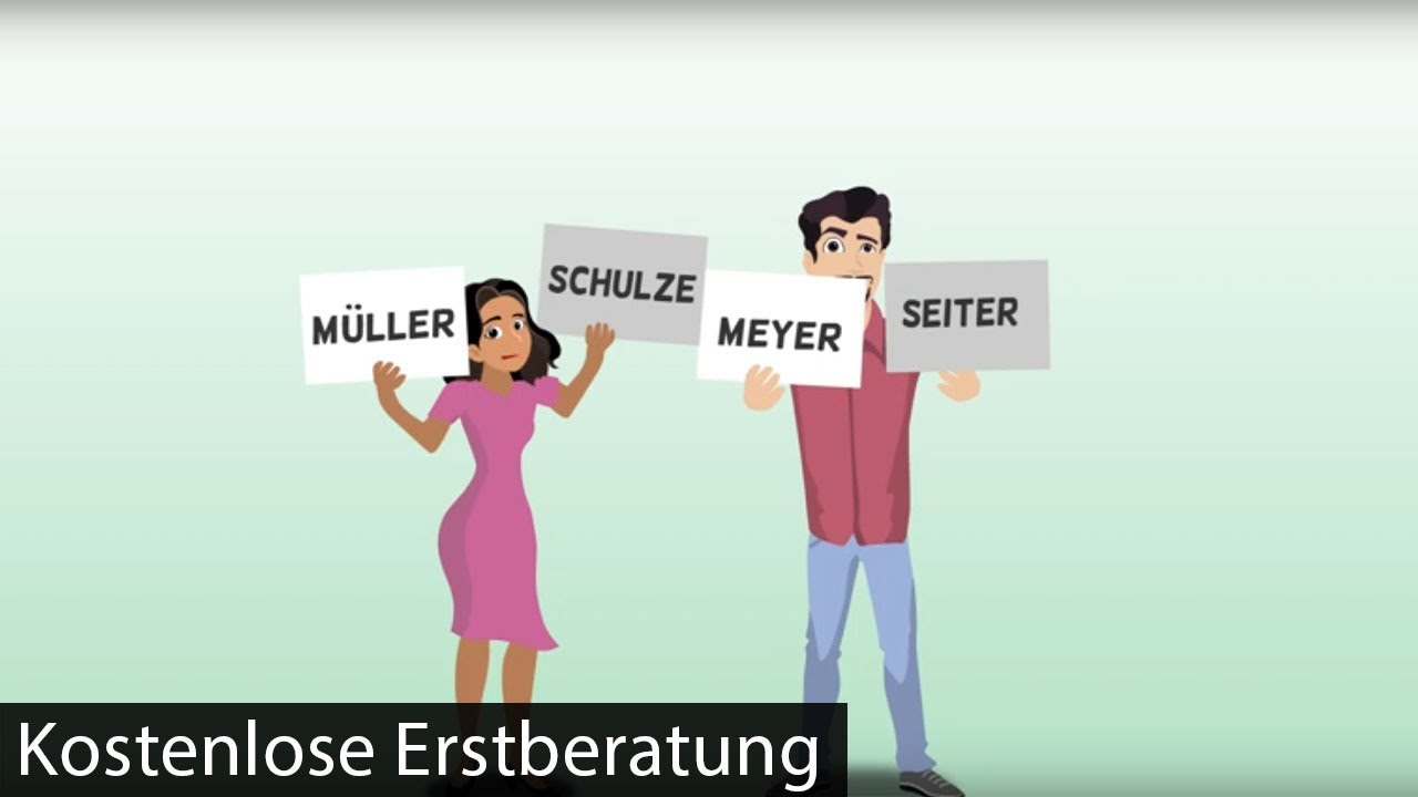 Doppelnamen &ndash; &Auml;nderung des Namensrechts ab 2025