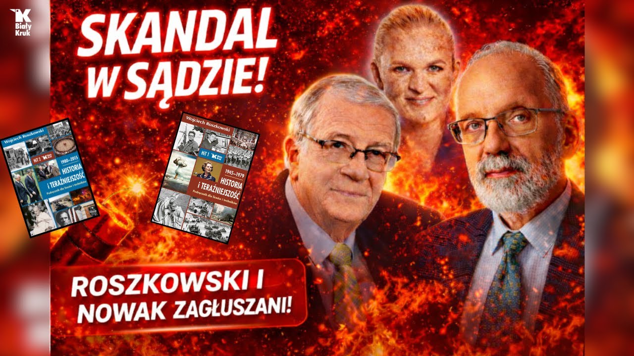 SKANDAL W SĄDZIE! Prof. Nowak zagłuszany w sprawie przeciwko Nowackiej.