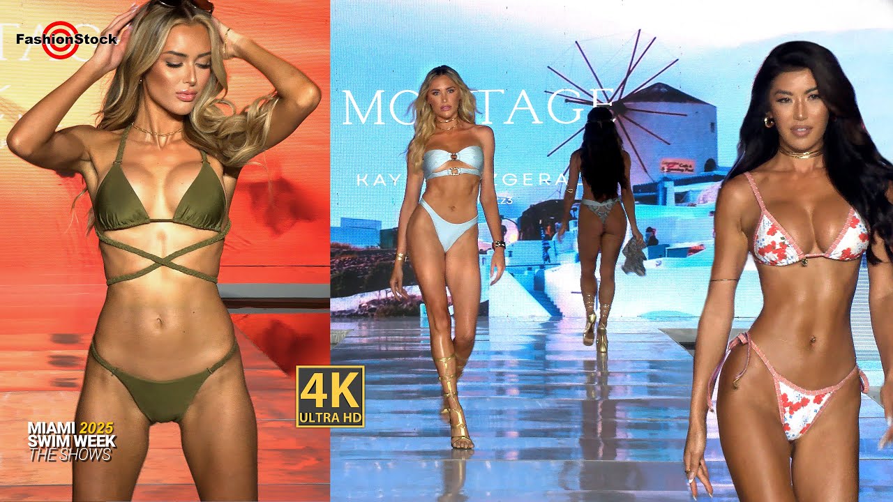 MONTAGE Swimwear Miami 2025 | Bold & Sexy Runway Looks ft. Felsmere, Jennleezy, Kaylafitz3 [4K]