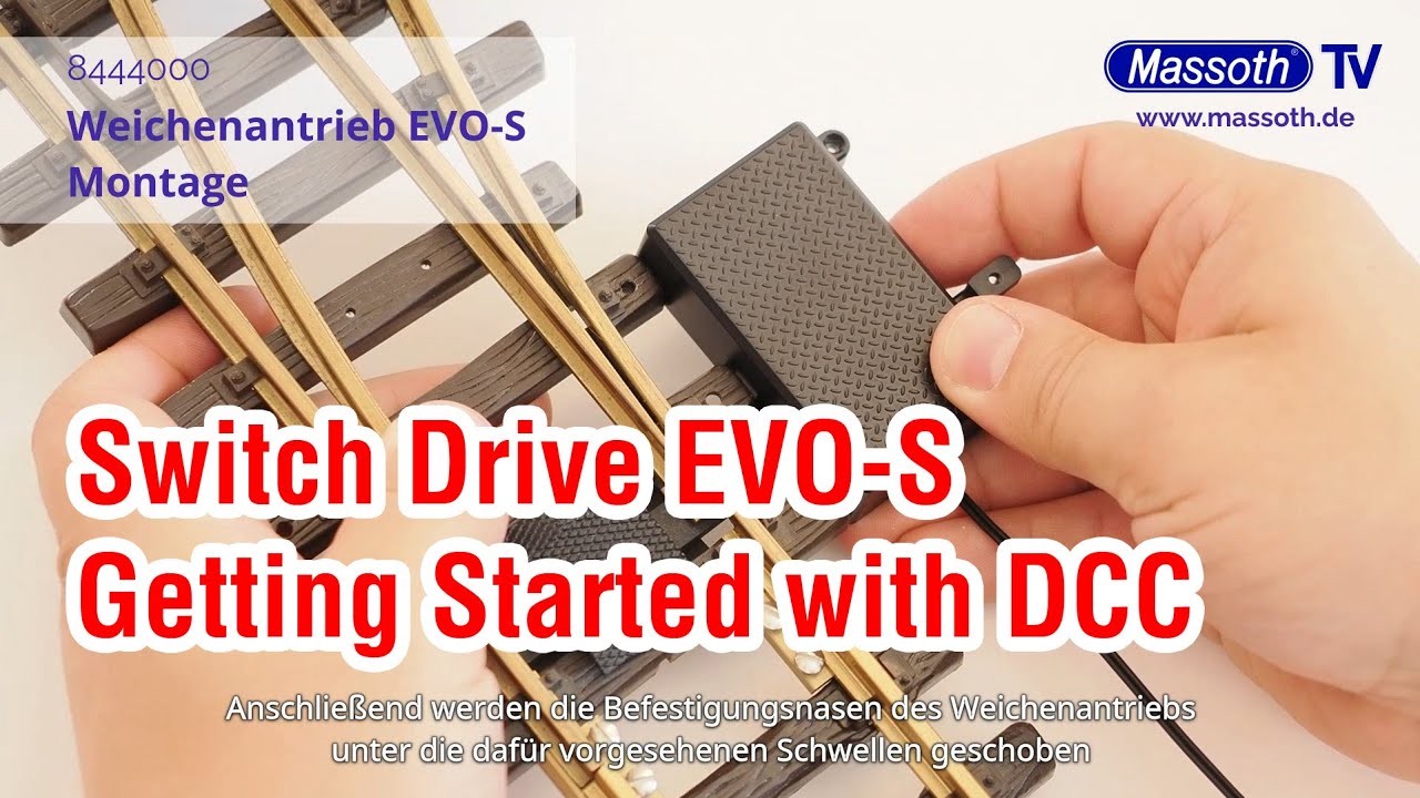 MASSOTH TV - 8444000 Switch Drive EVO-S - Getting started with DCC (english)