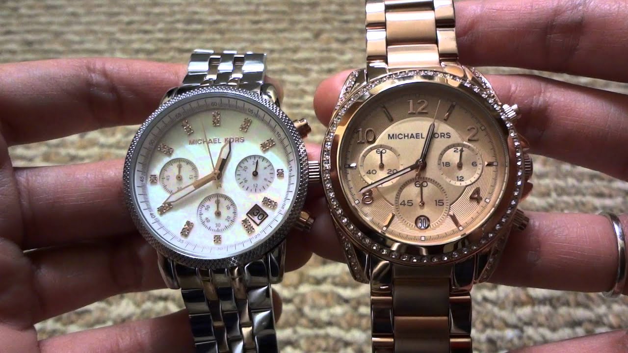Michael Kors Ladies' Two-Tone Rose Gold/Stainless Steel Watch