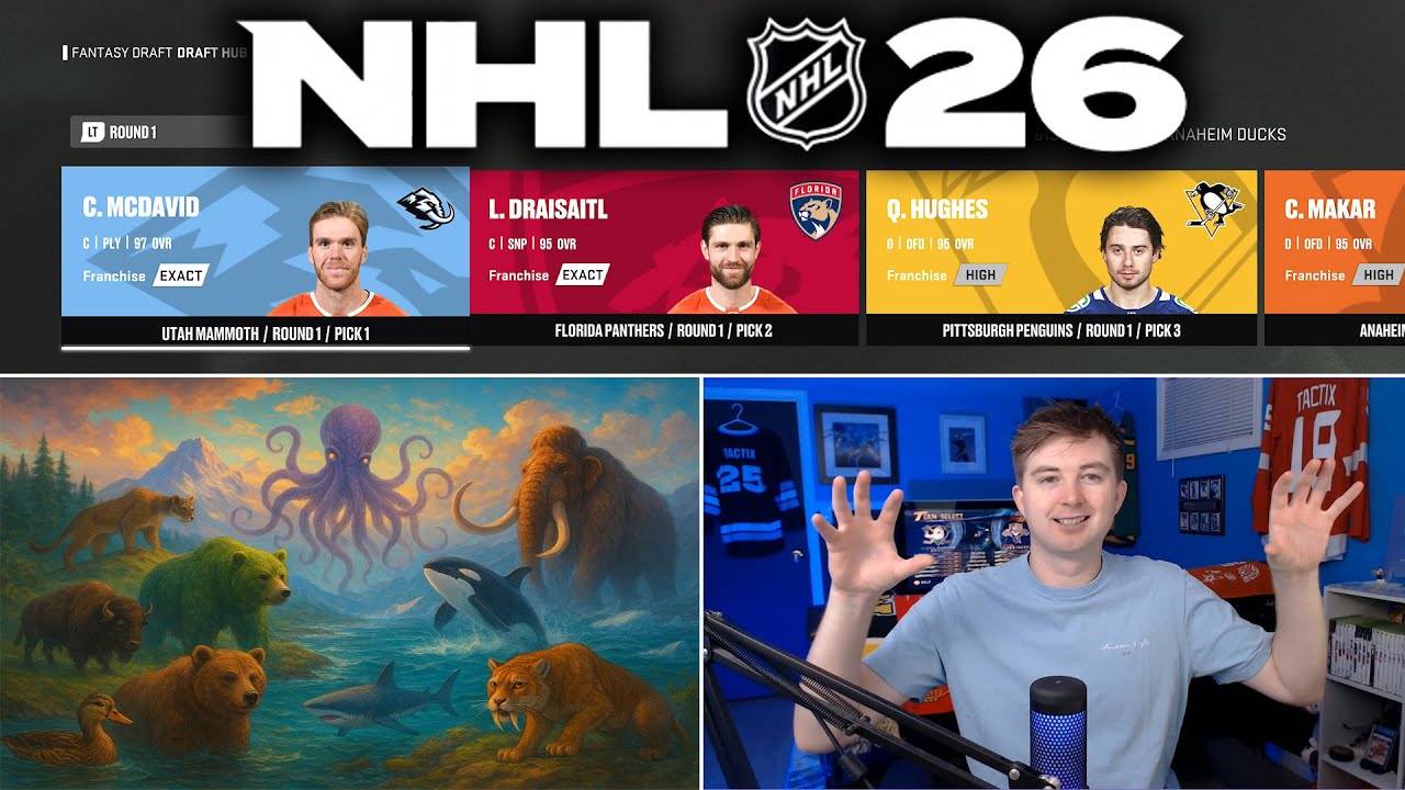 ТОЛЬКО ДЛЯ КОМАНД ЖИВОТНЫХ! ФАНТАСТИЧЕСКИЙ ДРАФТ NHL 26