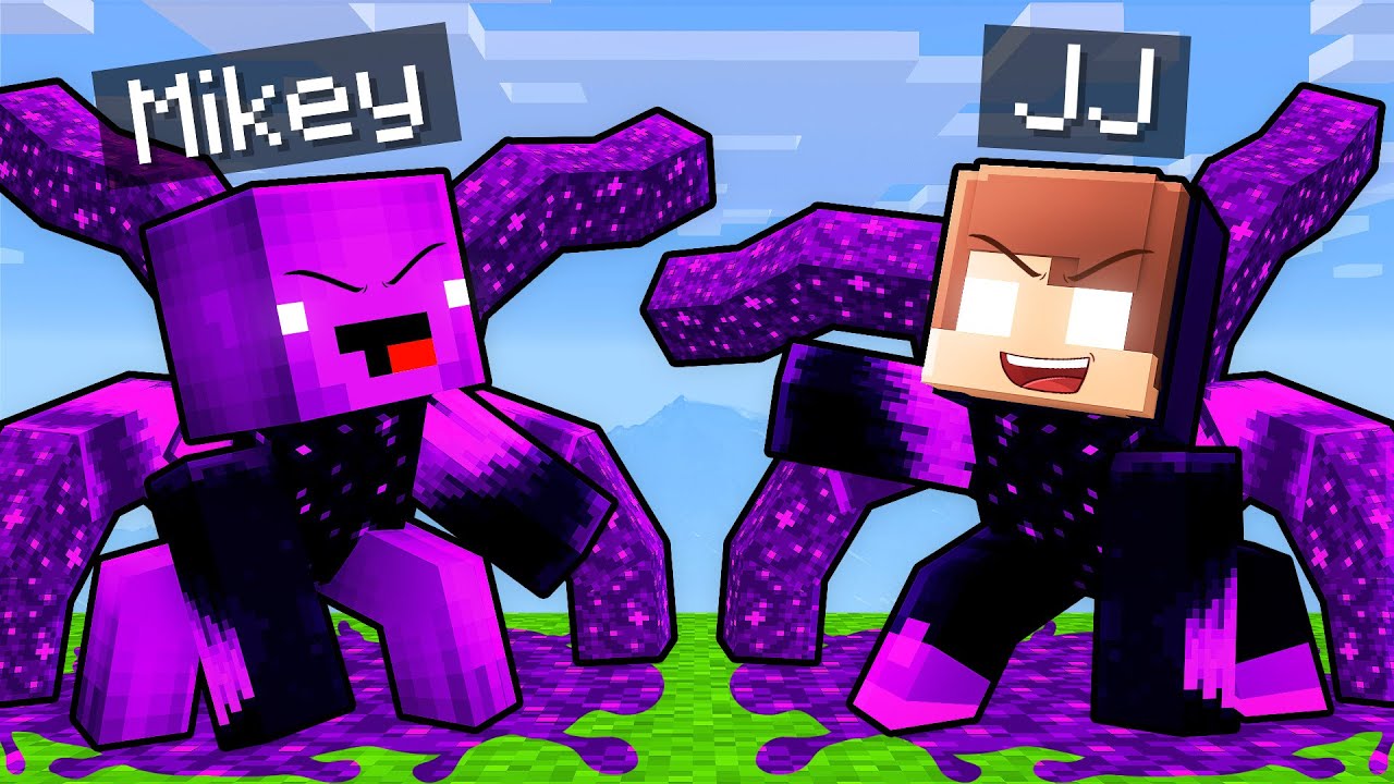 Майки и Джей-Джей — тёмные персонажи в Minecraft (Maizen)