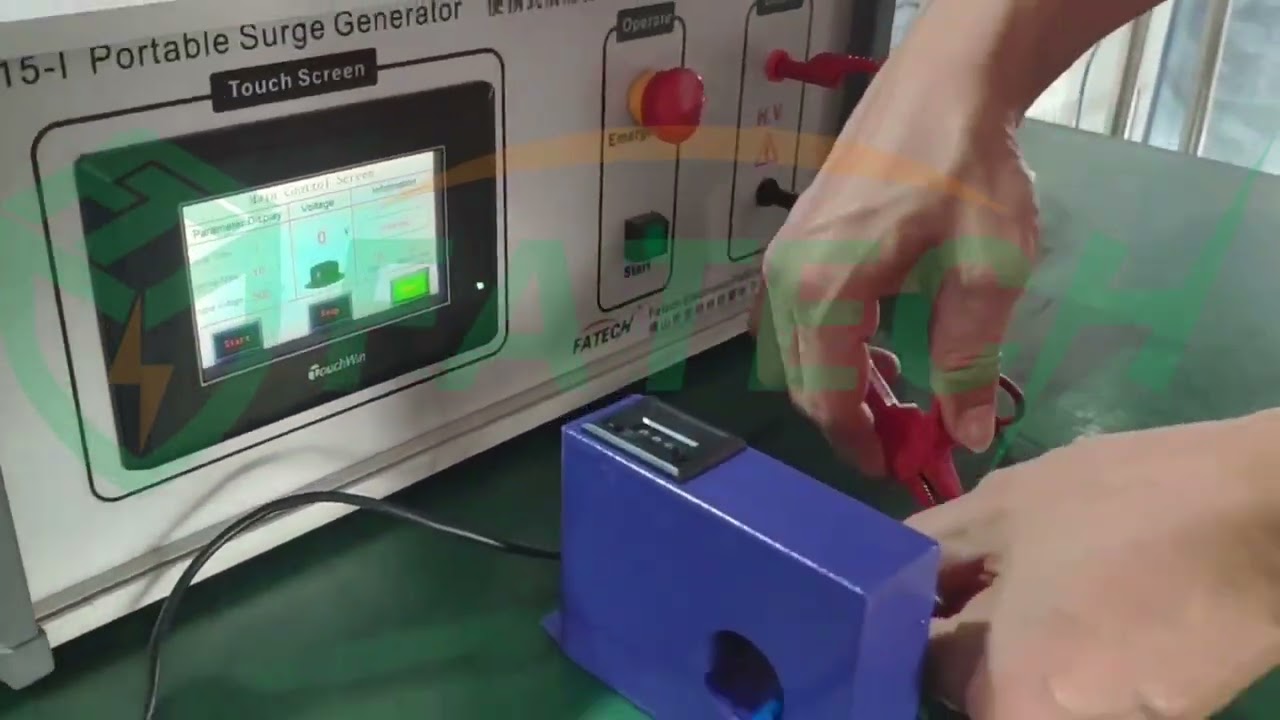 FPT15-I Surge Tester: 2.5kA 8/20μs SPD On-Site Testing & Lightning Counter Calibration