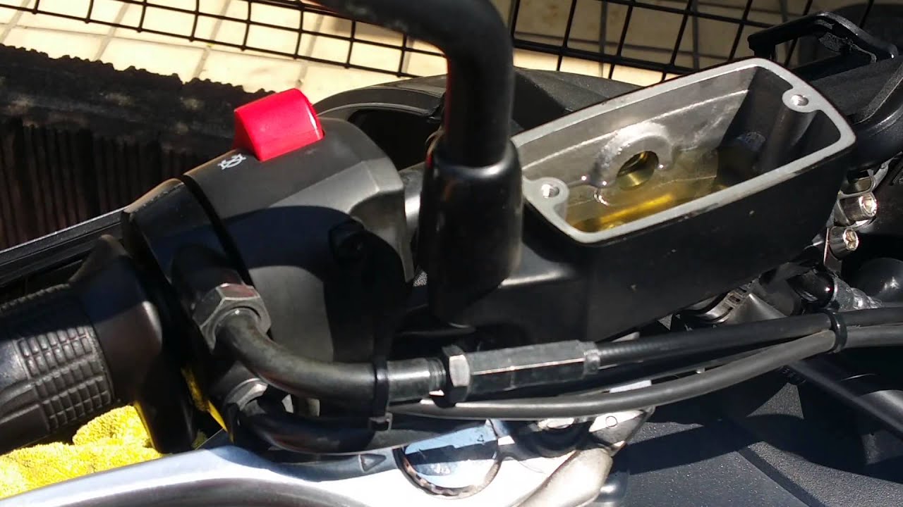 Brake fluid change to Honda NC750X