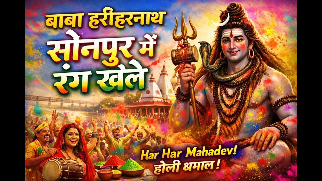 Sonepur Me Rang Khele Baba Harihar Nath | New Bhojpuri AI Holi Song 2026