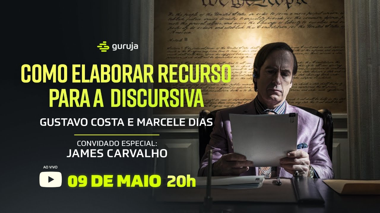 Como elaborar recurso para a discursiva