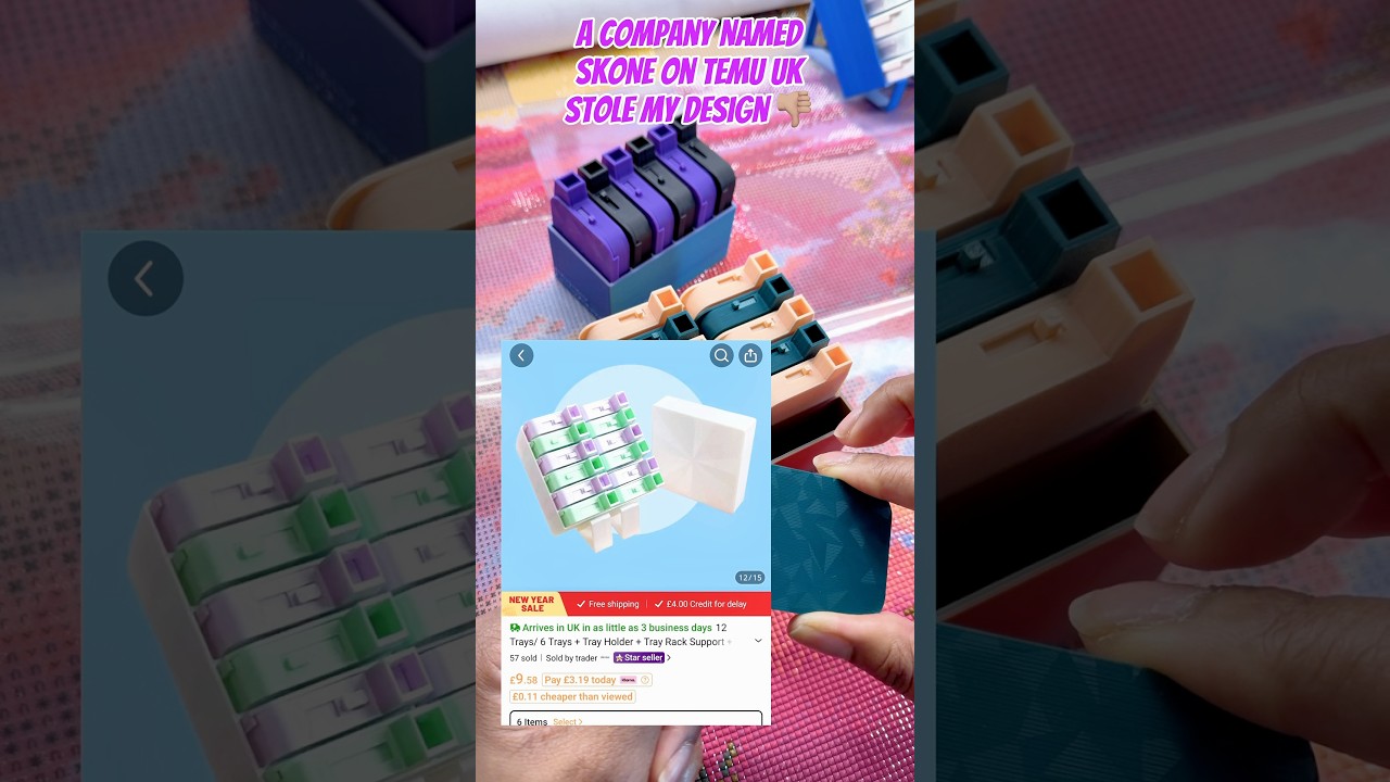 🎊I won! A seller on Temu copied my design and I won the case! 