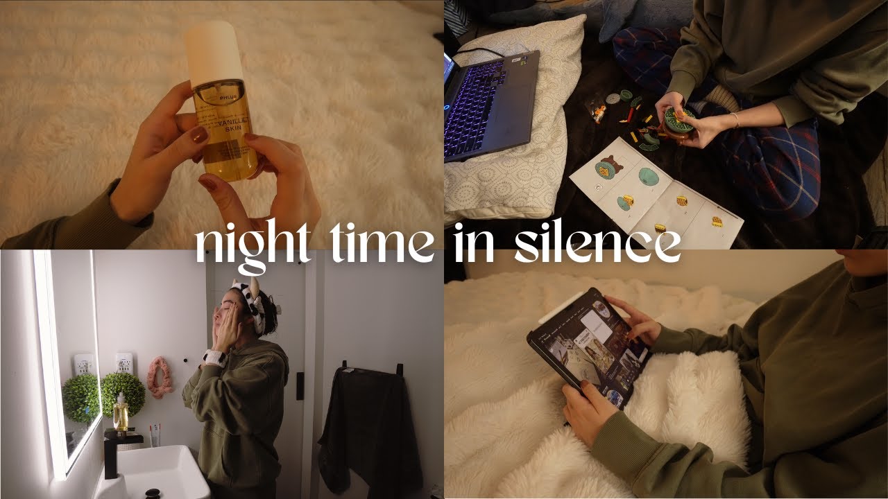 night time in silence