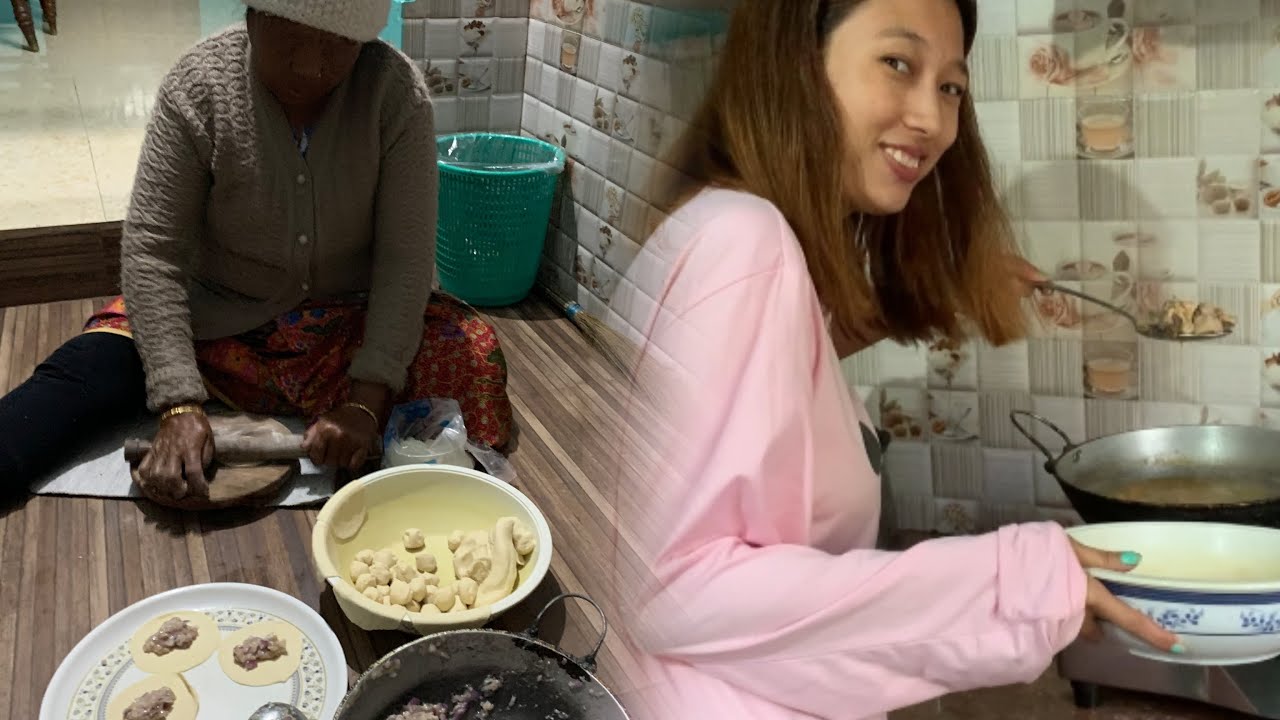 Atta Chicken Momo and Chicken Soup cooking ! Bari Reaction