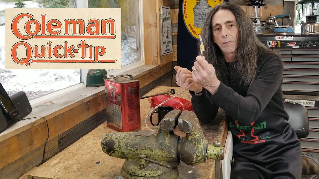 Как слить топливо из бака походной плиты Coleman