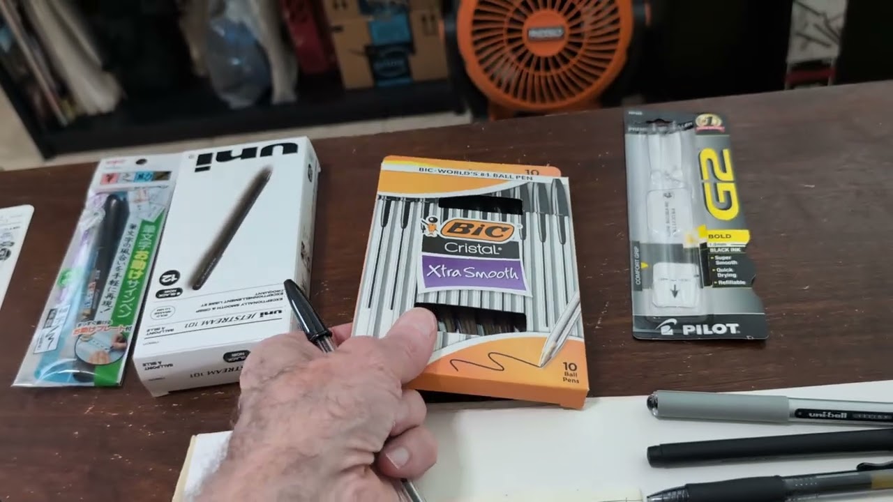 Drawing with Ballpoint Pens: Fade Resistance Tested