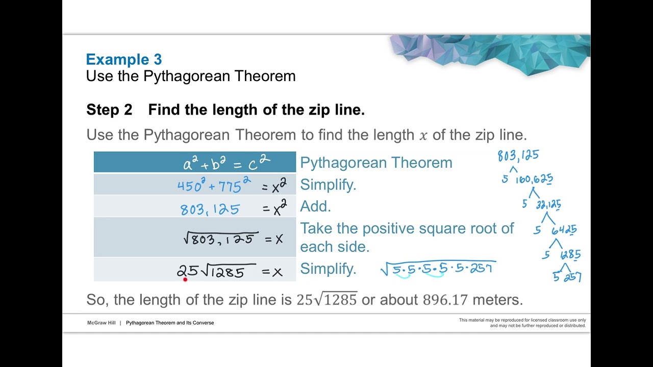 Reveal MGH 09-2 pythagorean theorem and its converse