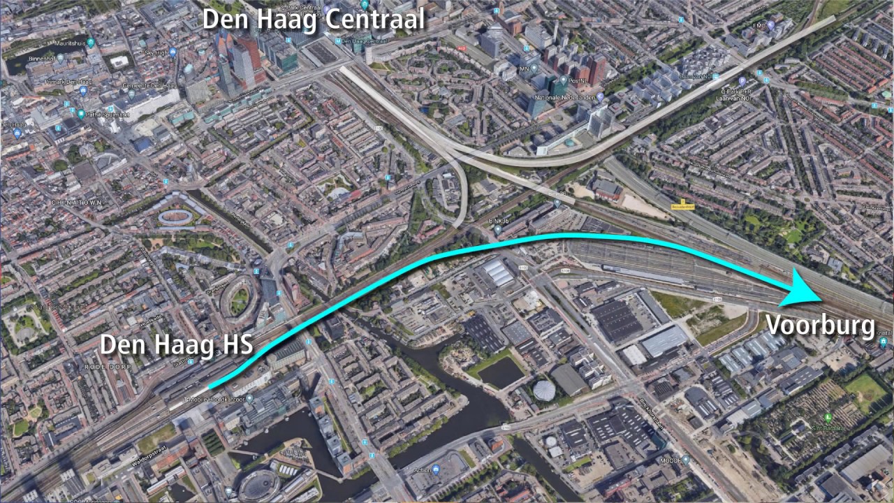 Sprinter van Den Haag HS naar Voorburg