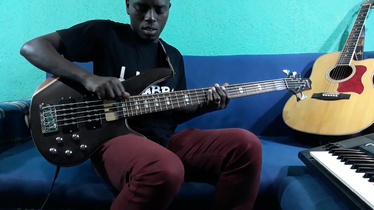 Session   menya kuvuza  igisirimba  Bass guitar part 2  by Israel Iracyaturagiye