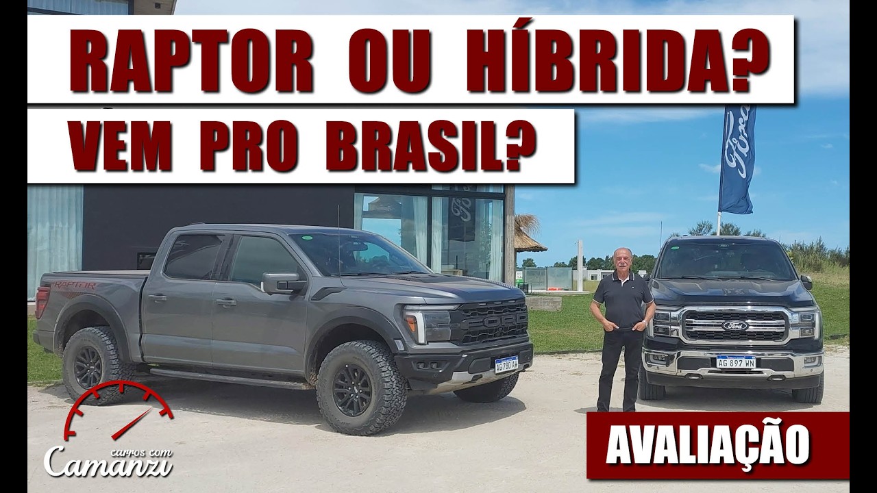 Ford F-150 Raptor e F-150 Híbrida! Off-road nas dunas e será que vêm ao Brasil? - Avaliação