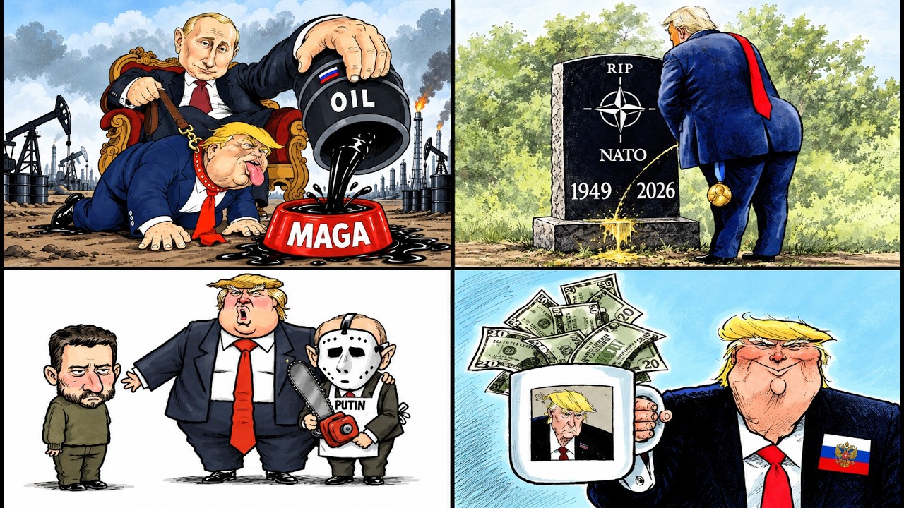 Эти политические карикатуры на Трампа говорят то, о чем думают все 🤔🎭 | 16 ОКТЯБРЯ
